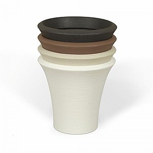 עציץ עגול, דקורטיבי וגבוה מפלסטיק 33X35X35 עציץ עגול, דקורטיבי וגבוה מפלסטיק 33X35X35